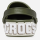 Chodaki męskie Crocs Off Court Logo 209651-309 46-47 (M12) 30 cm Zielone (196265582174) - obraz 4