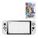 Набір Консоль Nintendo Switch OLED Model HEG-001 64GB White + Гра New Super Mario Bros. Wonder Російські Субтитри - зображення 1