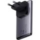 Сетевое зарядное устройство Baseus GaN5 Pro Ultra-Slim Fast Charger C+U 65W Gray With Mini White With Mini White Cable100W 20V/5A 1m CCGP150113 Black - изображение 2