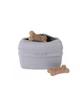 Сумка під ласощі для собак Dexas Pooch Pouch силіконова з кліпсою на пояс Сірий (PW600429) - зображення 2