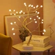 Светящееся бонсай дерево с LED освещением Bonsai led tree light h20in N2 с декоративной гирляндой - изображение 2