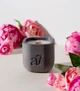 Парфюмированная свеча a7 candles 04 Pink Peony Серая 300 g - изображение 1