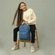 Рюкзак для підлітка (міський) GoPack Education Teens, для дівчаток, синій (GO24-147M-3) - зображення 2