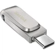 USB флеш накопичувач SanDisk 1TB Ultra Dual Luxe Silver USB 3.2/Type-C (SDDDC4-1T00-G46) - изображение 5