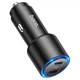 Автомобільний зарядний пристрій для телефона Hoco NZ3 Clear Way Black 40 W (2 Type-C) - зображення 2