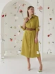 Сукня-сорочка міді жіноча Lilove 259-1 L Гірчична (ROZ6501041135) - зображення 2