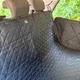 Автогамак для собак Comfort Standart, водонепроникний, зі знімними стьобаними бортиками, прорізами для автоповідка, автомобільний чохол для перевезення собаки, підстилка в авто, колір чорний, SKU 00020, Your Stylish Hunter - зображення 10
