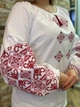 Вишиванка жіноча льон XS біла (64) - зображення 4