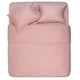 Простыня на резинке Mix&Match Premium, 180x200+30см, 100% хлопок, сатин, розовый светлый ARDESTO 000321494 - изображение 3