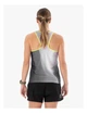Майка жіноча безшовна для тренувань Compressport Performance Singlet W, Black/White, XS - зображення 4