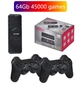 Игровая приставка Y5 64Gb, 4К, 45000 игр + 2 беспроводных джойстика / Консоль для телевизора (игры PSP, PS1) - изображение 1