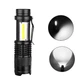 Фонарик BL-525-XPE-COB на аккумуляторе с кейсом - изображение 2