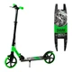 Двухколесный самокат Best Scooter SHARK SH-50730 складной с ручным тормозом и амортизатором, зеленый - изображение 1