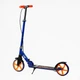 Двоколісний самокат Best Scooter FL-79200 Синій / Помаранчевий зі складаною конструкцією та підсклянником - зображення 5