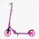 Двоколісний дитячий самокат Best Scooter FL-63070 Фіолетовий / Рожевий для дівчаток з гальмами та підсклянником - зображення 7
