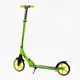 Двоколісний дитячий самокат Best Scooter FL-20085 Салатовий / Жовтий зі складаною конструкцією та гальмами - зображення 5