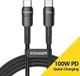 Кабель Essager Star 100W USB Charging Cable Type C to Type C 3 м Black (EXCTT1-XCC01) - изображение 2