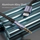 Переходник Type-C to AUX Mini-Jack 3.5 mm Essager 1М Кабель Аукс на Тайп-С (USB-C) Black-Grey (695523740259) - изображение 11