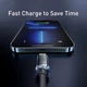 Кабель Baseus Crystal Shine Series Fast Charging Data Cable USB to iP 2.4 A 2 m Black (CAJY000101) - зображення 3