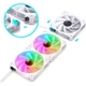Вентилятор Jonsbo ZG-120WR (3in1) White (120mm, 500-1500RPM, 36.8dB, 4pin) (ZG-120WR White) - изображение 5