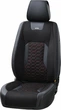 Комплект 3D чехлов для передних сидений Beltex Montana 2 шт Black-red (BX87160) - изображение 1
