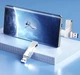 Флешка 2 в 1 OTG USB 3.0 + USB Type-C Eaget CF30 1Tb Silver - зображення 4
