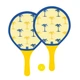 Набор для Пляжного Тенниса Sandever Woody Racket (2 Ракетки и 1 Мяч) Желтый - изображение 1