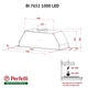 Витяжка вбудована Perfelli BI 7652 I 1000 LED (1000 м3/год, 3 швидк., кнопкове кер.) 230075 - изображение 10