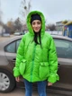 Куртка женская евро зима No brand Зеленая (А-1698 42-44) - изображение 2