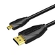 Кабель Vention Micro HDMI-HDMI 4K Cable 3M Black (VAA-D03-B300) (VAA-D03-B300) - зображення 1