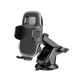 Автотримач для телефона HOCO H15 Fair push-type car holder(center console) Black (6931474798633) - изображение 1