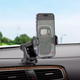 Автотримач для телефона HOCO H15 Fair push-type car holder(center console) Black (6931474798633) - изображение 5