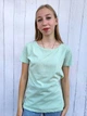 Футболка жіноча класична однотонна Pink Woman М'ятна 10970 S (42-44) - зображення 2