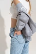 Джинсы Mom Fit женские Karol 23543 38 Голубой - изображение 3