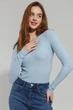 Джемпер женский Accordream M2919 One Size Голубой - изображение 2