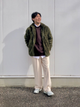 Куртка демисезонная Шерпа мужская Uniqlo 951074267 3XL Зеленая (1159799902) - изображение 5