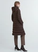 Пуховик зимний длинный женский Uniqlo 465276400 S Коричневый (1159799906) - изображение 2