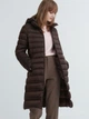 Пуховик зимний длинный женский Uniqlo 465276400 S Коричневый (1159799906) - изображение 3