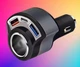 Автомобільна зарядка 2USB 3.1A + Type C + гніздо 12V-24V розгалужувач гнізда прикурювача - зображення 1