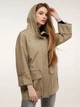 Куртка демисезонная удлиненная с капюшоном женская Favoritti МФ 102032 Тон 50 В-1292 44 Оливковая (4900000263329) - изображение 1