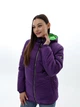 Куртка демисезонная с капюшоном женская Favoritti Лаке Тон 107 + Тон 120 В-1237 46 Фиолетовая (4900000272321) - изображение 2