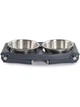 Миска двойная для животных Dexas Adjustable 2хPet Feeder со стали с регулируемыми ножками 960 мл (PW120432SS) - изображение 4