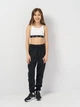Подростковый спортивный топ для девочки Nike G Nk Df Nike One Bra FD2276-100 158-170 см White/Black (196608886822) - изображение 2