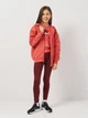 Детская теплая толстовка с капюшоном для девочки Nike G Nsw Club Flc Ovrszd Fz Lbr FD2931-655 XS 122-128 см Adobe/White (196974708087) - изображение 2