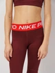 Детские спортивные лосины для девочки Nike Pro G Np Legging DA1028-619 131-140 см Dark Team Red/Picante Red/White (196974669043) - изображение 4