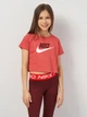 Подростковая футболка для девочки Nike G Nsw Tee Crop Futura DA6925-655 147-158 см Adobe (196974752684) - изображение 1