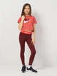 Подростковая футболка для девочки Nike G Nsw Tee Crop Futura DA6925-655 147-158 см Adobe (196974752684) - изображение 2