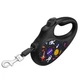 Поводок-рулетка для собак WAUDOG R-leash, рисунок "NASA", S, до 15 кг, 5 м, светоотражающая черная лента - изображение 4