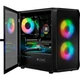 Корпус Logic concept PORTOS MESH+GLASS ARGB fans 3x120mm BLACK (AM-PORTOS-10-0000000-0002) - изображение 12