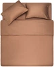 Простынь на резинке ARDESTO Mix&Match сатин двуспальная 180x200+30 см Шоколад (ART1820FSH) - изображение 7